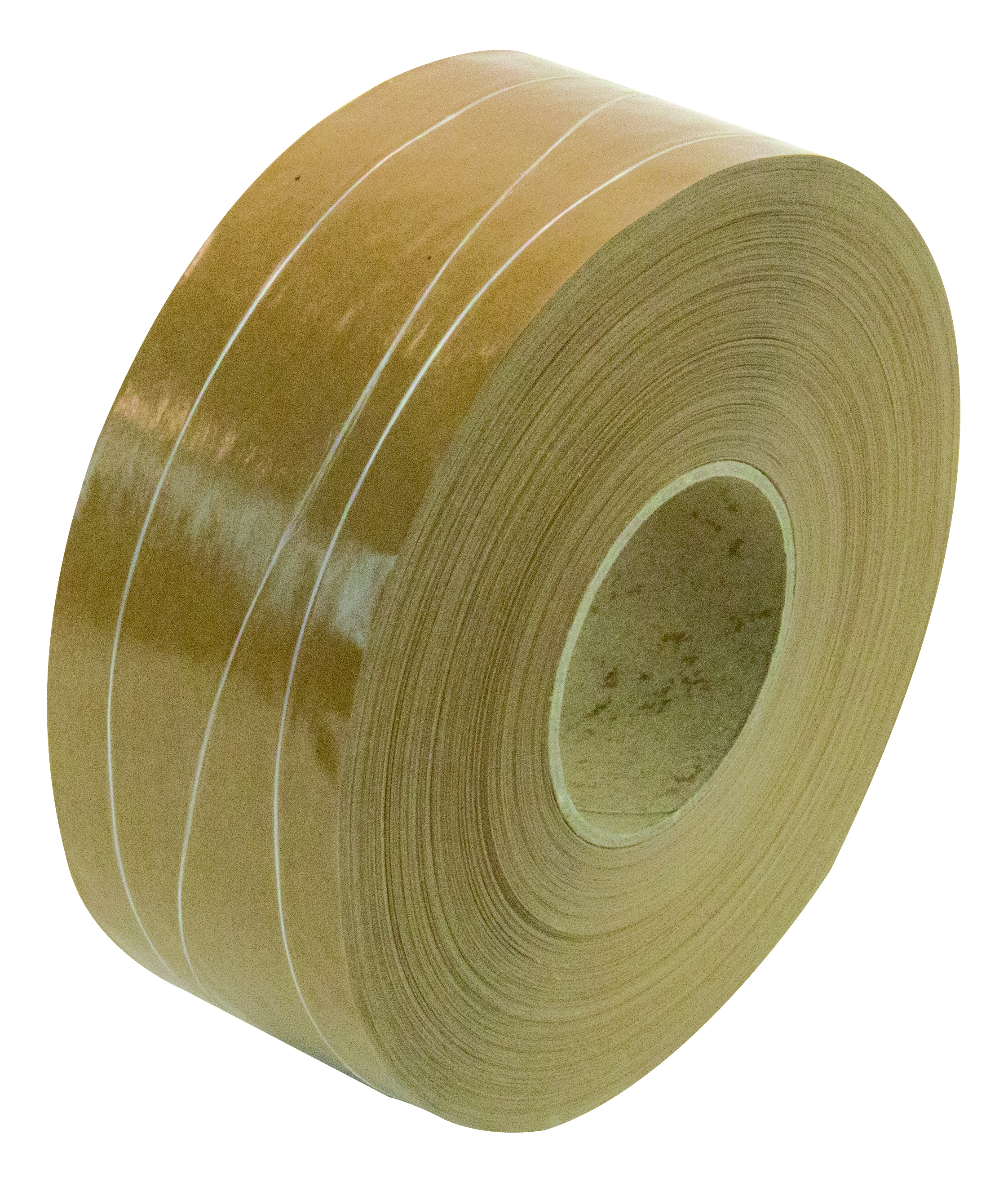 Papieren plakband 2 draads + sinus versterkt Zeer sterk en meest duurzame sluitmateriaal. Voor zware pakketten met een gewicht van max 35kg.