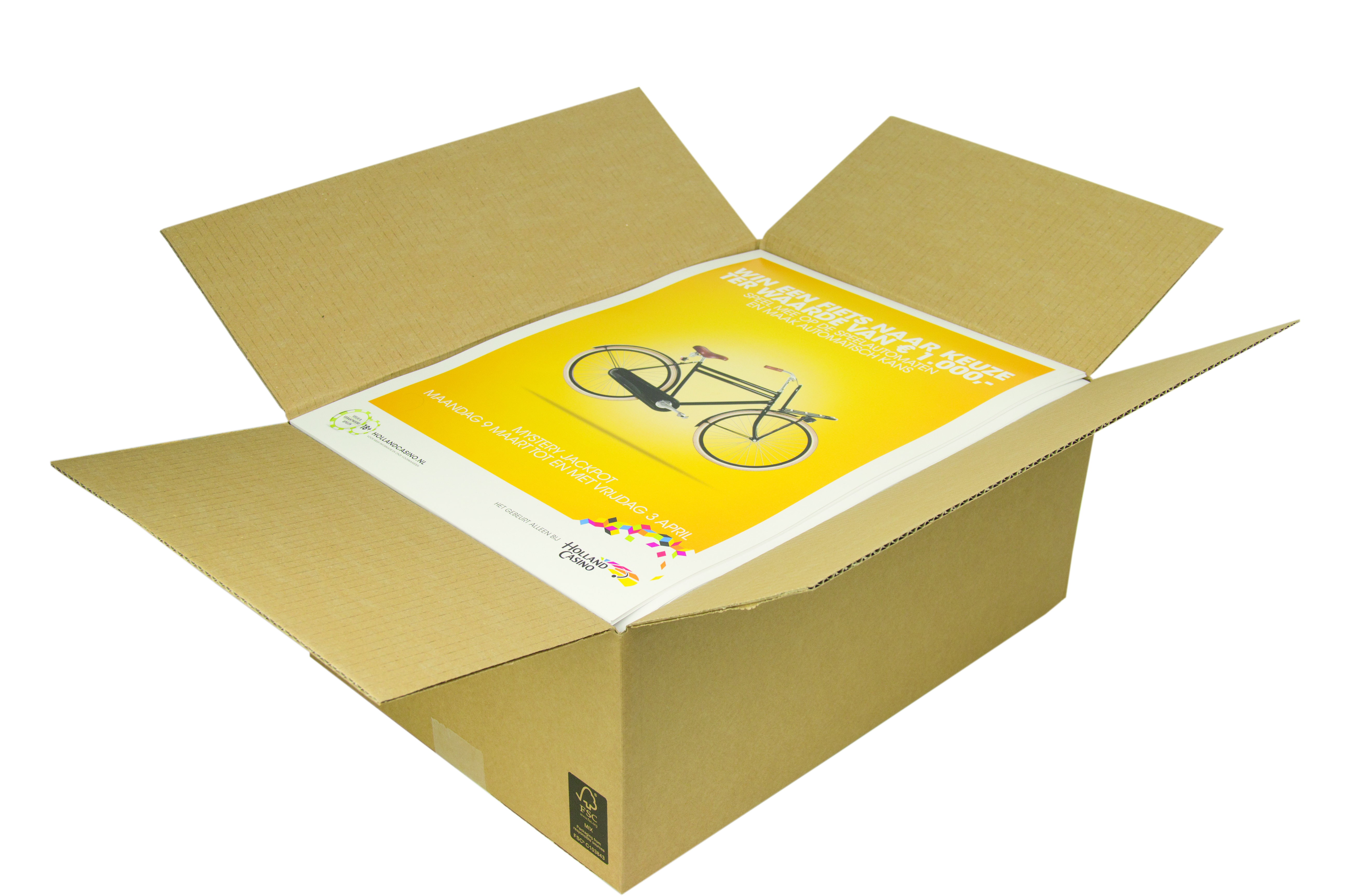 DIN dozen zijn een sterke en professionele verpakking voor uw drukwerk