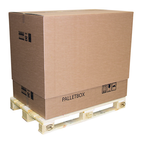 Palettenbox Die Palettenbox wurde speziell für den kombinierten Versand verschiedener Produkte entwickelt.